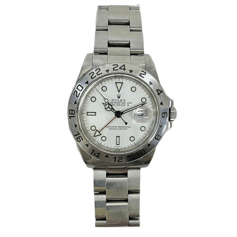 Rolex Explorer II 16570 White Dial Sep 99 CHRONONATION