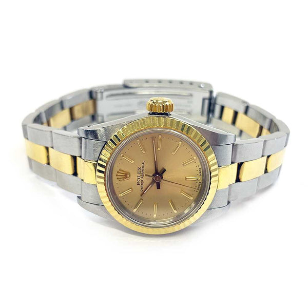 Rolex Oyster Perpetual 67193 Champagne Dial