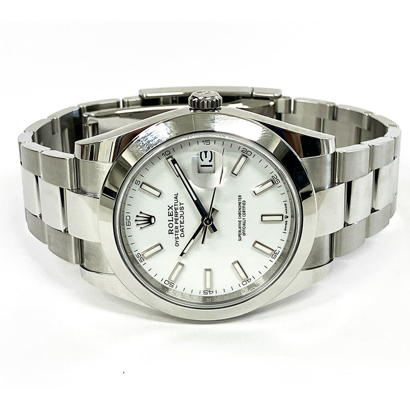 2 Rolex Datejust 126300 White Dial Nov 2024