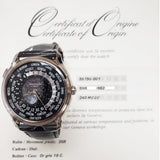 Patek Philippe World Time 175th Anniversary - Limited Ed. 5575G-001 Black Dial Aug 2015