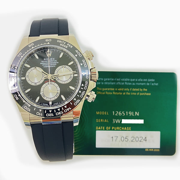 Rolex Cosmograph Daytona 126519LN Black Dial May 2024