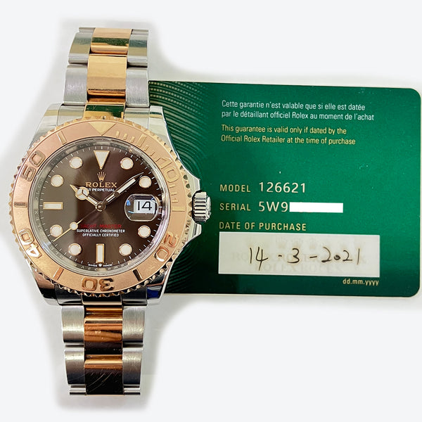 Rolex Yacht-Master 126621 Chocolate Dial Mar 2021