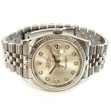 Rolex Datejust 116234G Silver Diamond Dial Nov 2007