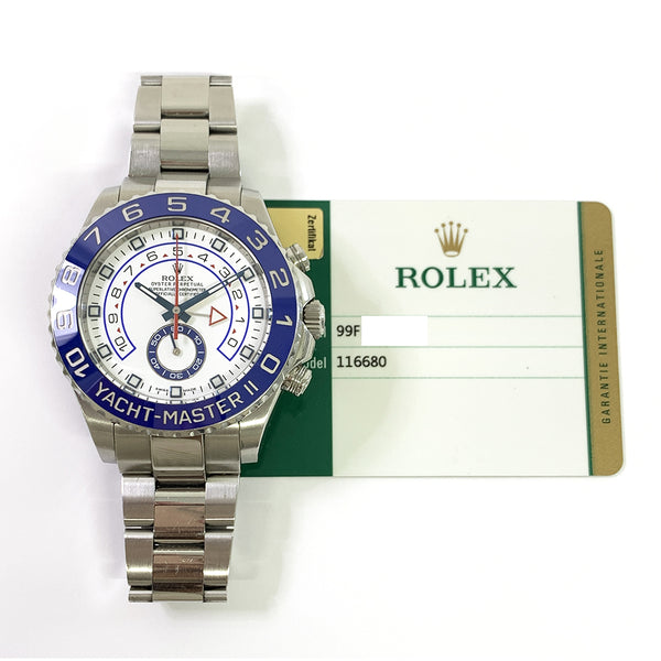 Rolex Yacht-Master 116680 White Dial Jun 2015