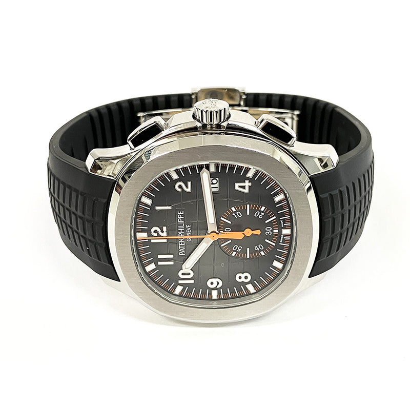 Patek Philippe Aquanut 5968A-001 Black Dial Sep 2022