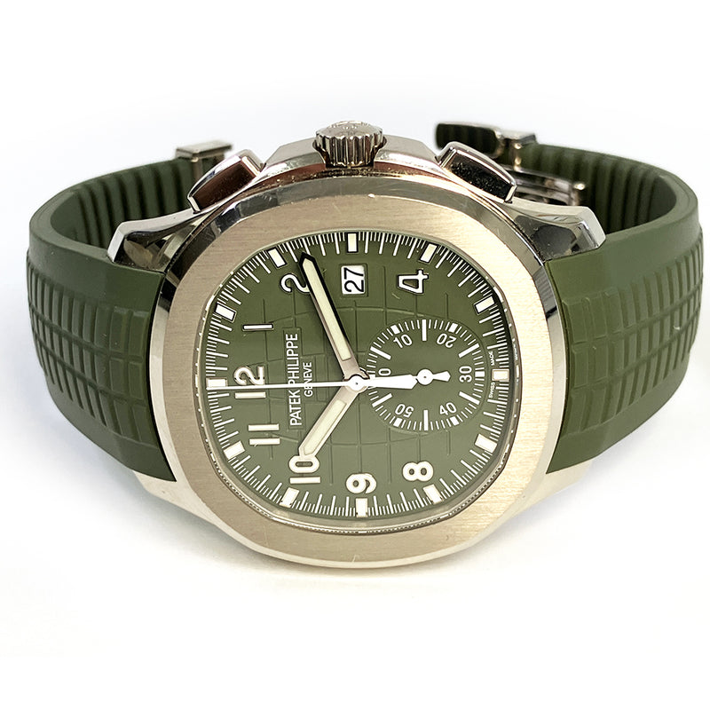 Patek Philippe Aquanut 5968G-010 Green Dial Aug 2022