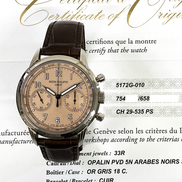 Patek Philippe Complications 5172G-010 Salmon Dial Dec 2022