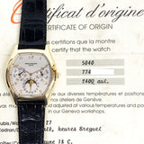 Patek Philippe Perpetual Calendar 5040J Silver Dial 