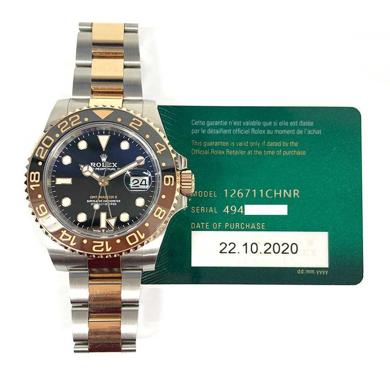 Rolex Gmt-Master 126711CHNR Root Beer Dial Oct 2020