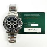 Rolex Cosmograph Daytona 116500LN Black Dial Aug 2022