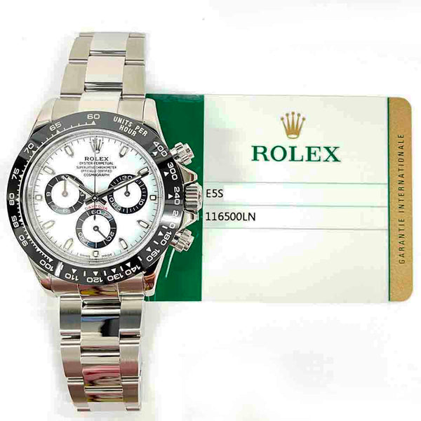 Rolex Cosmograph Daytona 116500LN White Dial Jul 2016