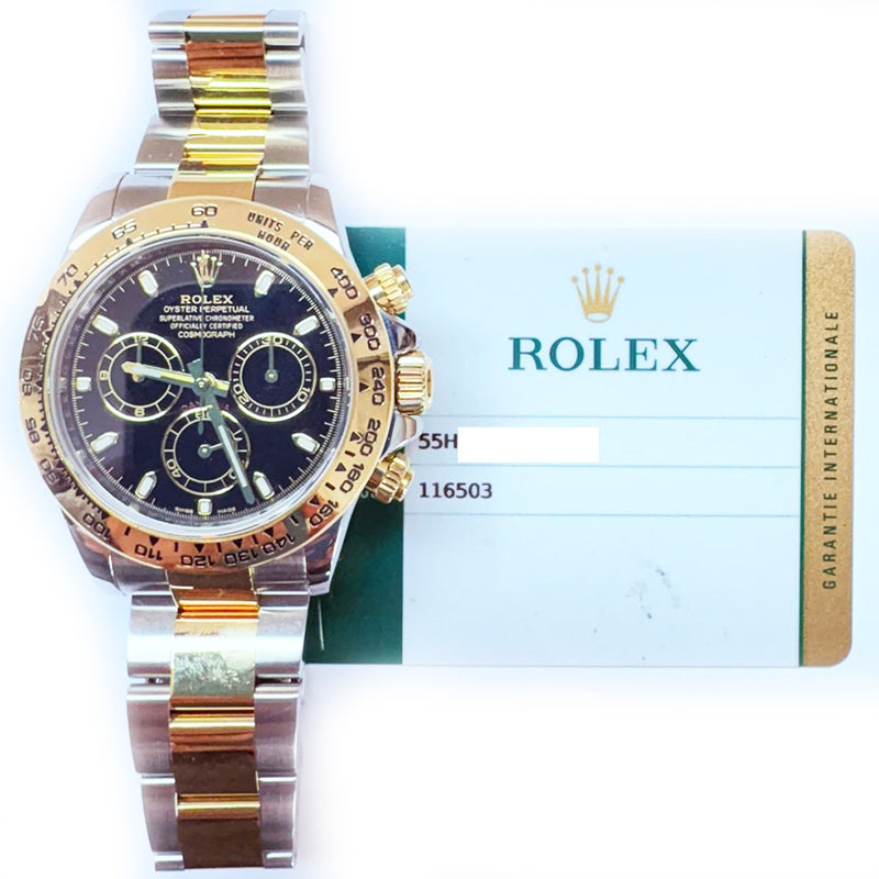 Rolex Cosmograph Daytona 116503 Black Dial Apr 2017