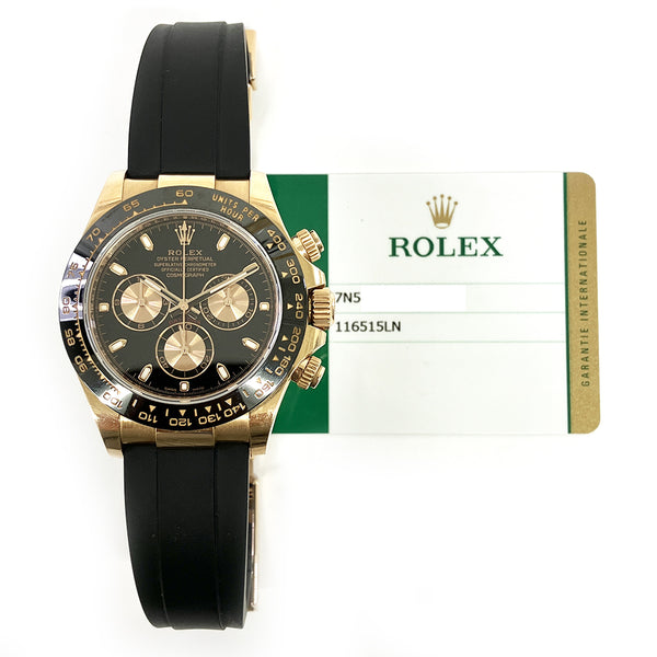 Rolex Cosmograph Daytona 116515LN Black Dial Jul 2017