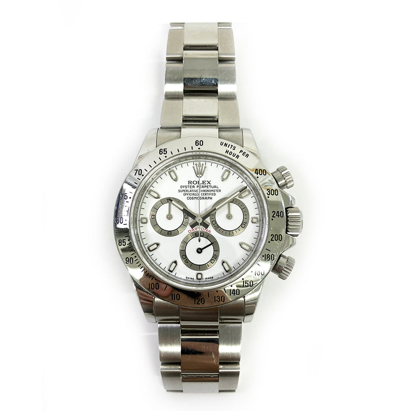 Rolex Cosmograph Daytona 116520 White Dial Aug 2009