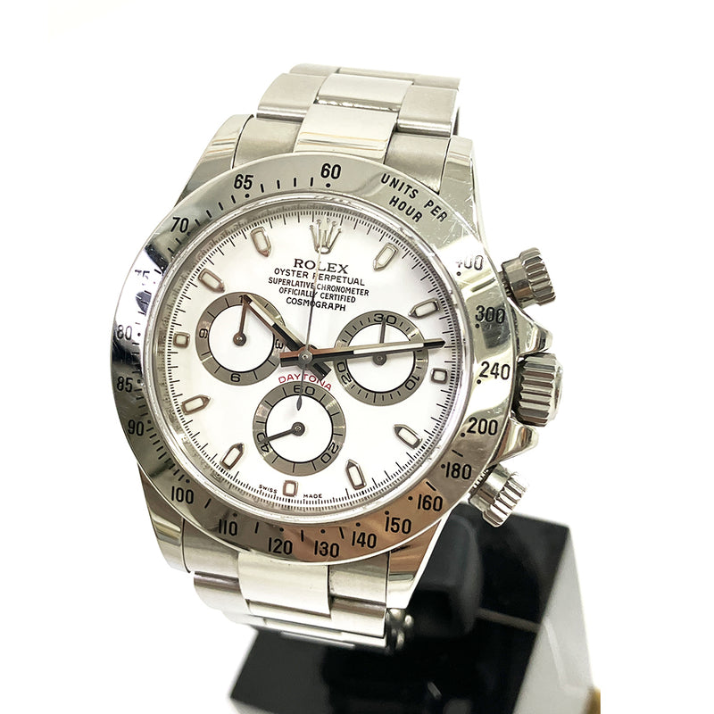 Rolex Cosmograph Daytona 116520 White Dial Aug 2009