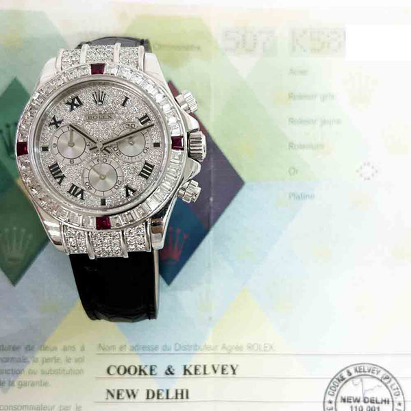 Rolex Cosmograph Daytona 116599 Page Diamond Dial 