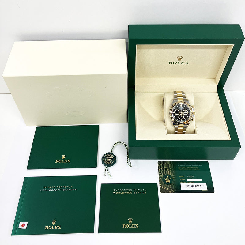 Rolex Cosmograph Daytona 126503 Black Dial Oct 2024