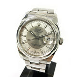 Rolex Datejust 116200 Silver Tuxedo Dial Feb 2007