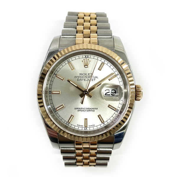 Rolex Datejust 116231 Silver Dial Oct 2005