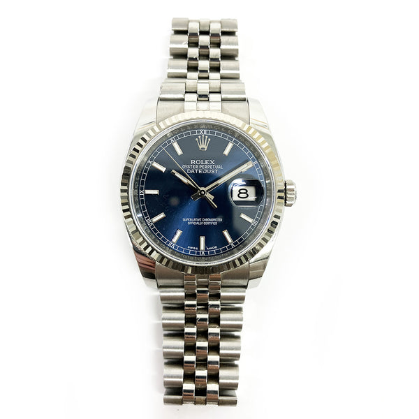 Rolex Datejust 116234 Blue Dial Aug 2019