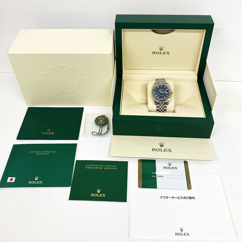 Rolex Datejust 116234 Blue Dial Aug 2019