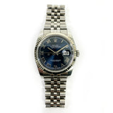 Rolex Datejust 116234 Blue Roman Dial Oct 2018