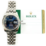 Rolex Datejust 116234 Blue Roman Dial Oct 2018