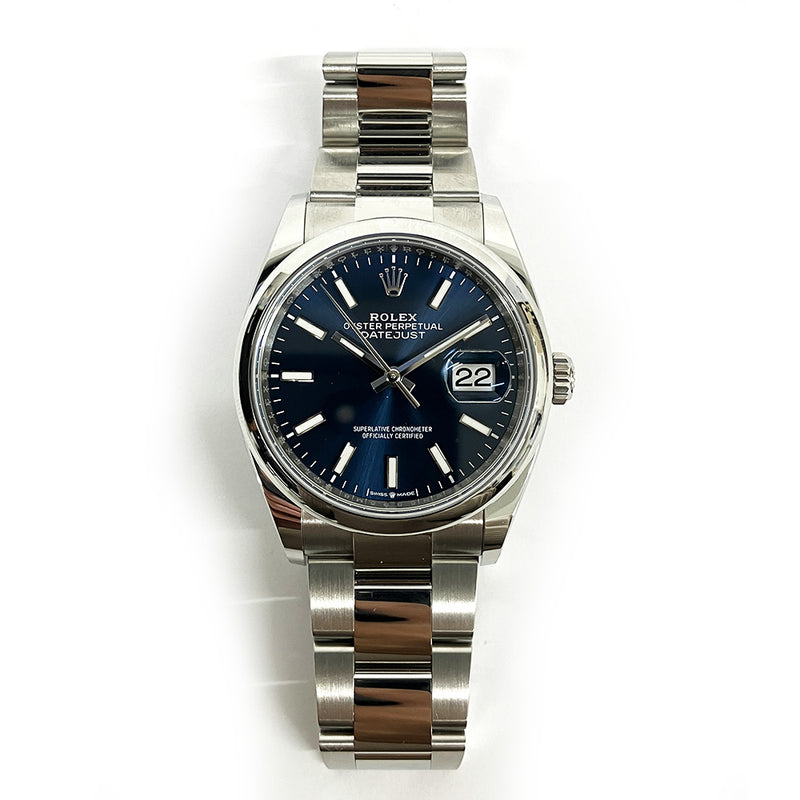 Rolex Datejust 126200 Blue Dial Oct 2024