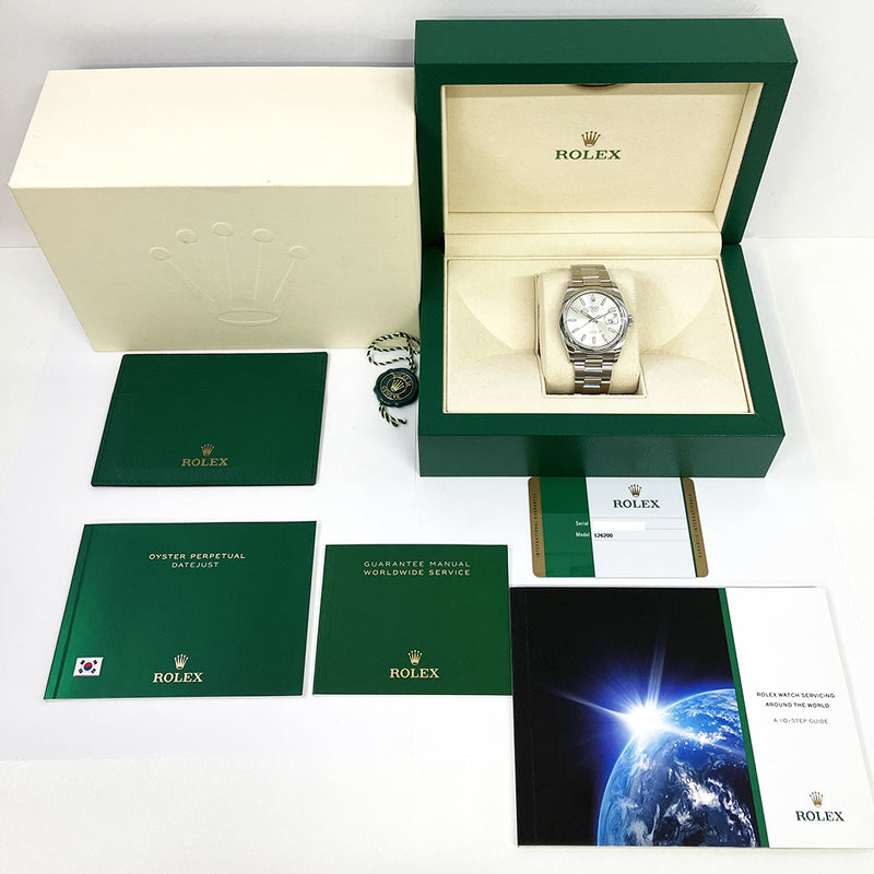 Rolex Datejust 126200 Silver Dial Feb 2020