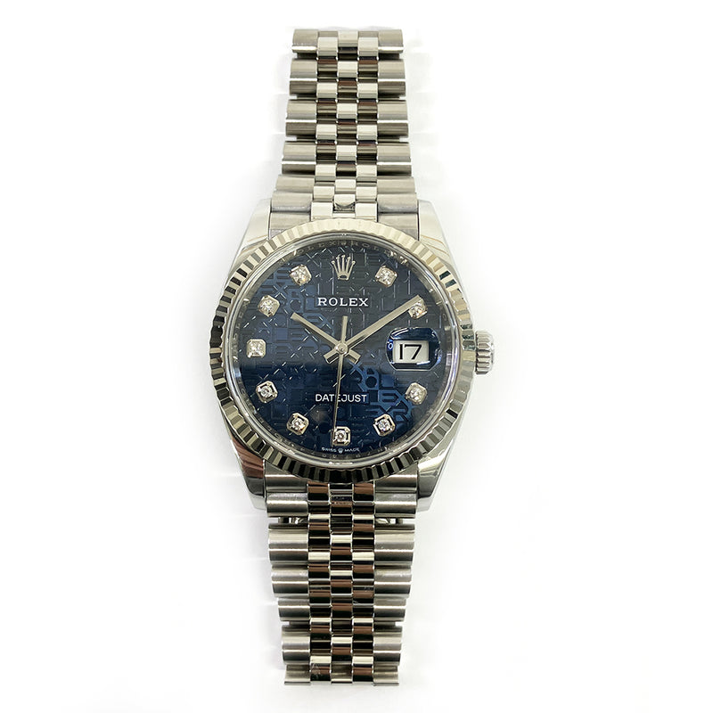 Rolex Datejust 126234 Blue Diamond Dial Nov 2019