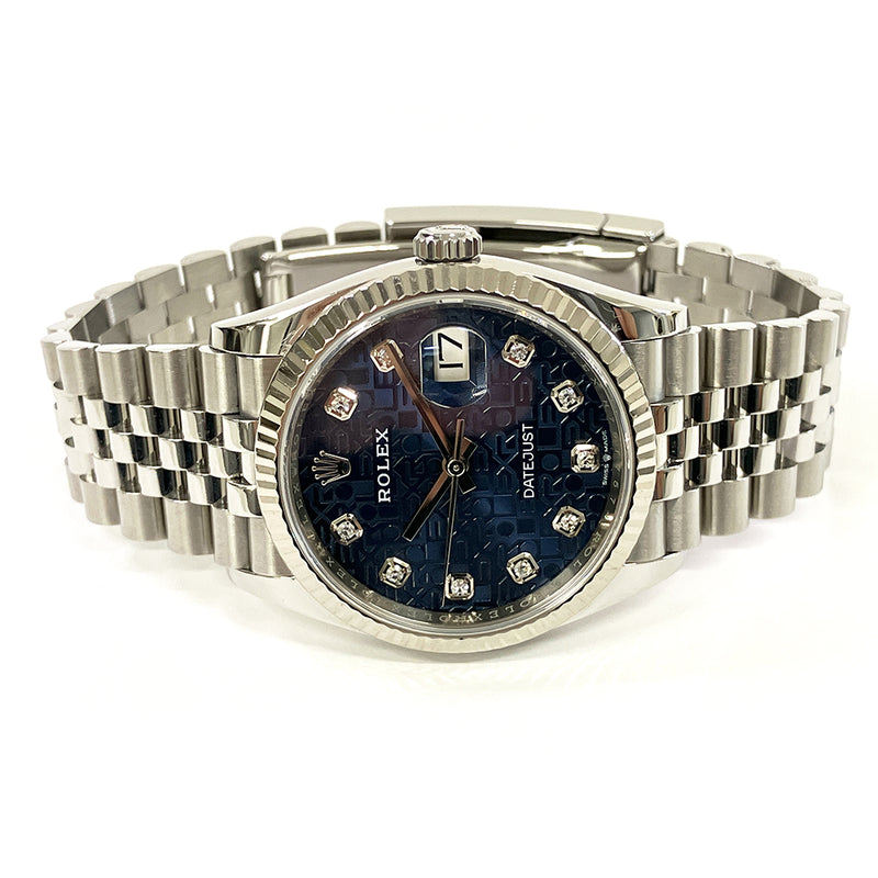 Rolex Datejust 126234 Blue Diamond Dial Nov 2019