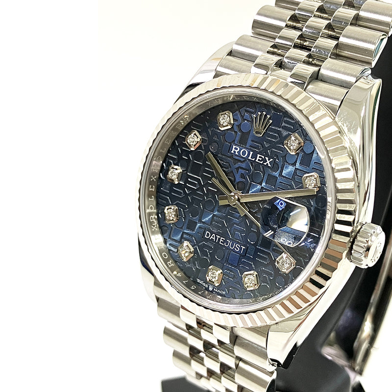 Rolex Datejust 126234 Blue Diamond Dial Nov 2019