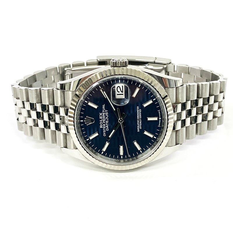 Rolex Datejust 126234 Blue Fluted Dial Jun 2023