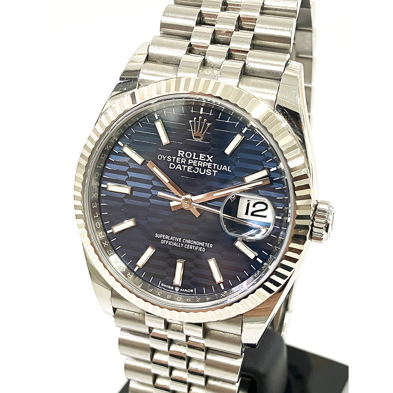 Rolex Datejust 126234 Blue Fluted Dial Jun 2023