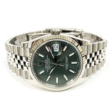 Rolex Datejust 126234 Mini Green Dial Mar 2024