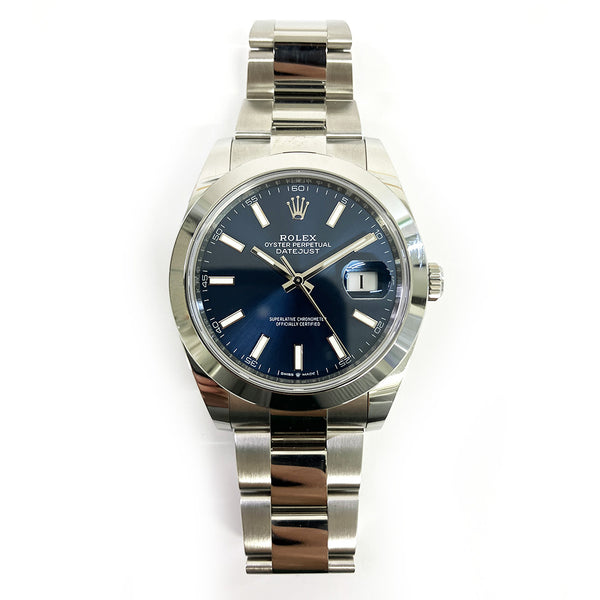 Rolex Datejust 126300 Blue Dial Sep 2022