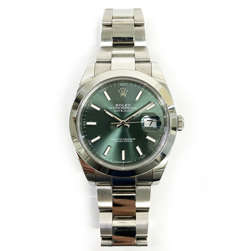 Rolex Datejust 126300 Green Dial Mar 2023