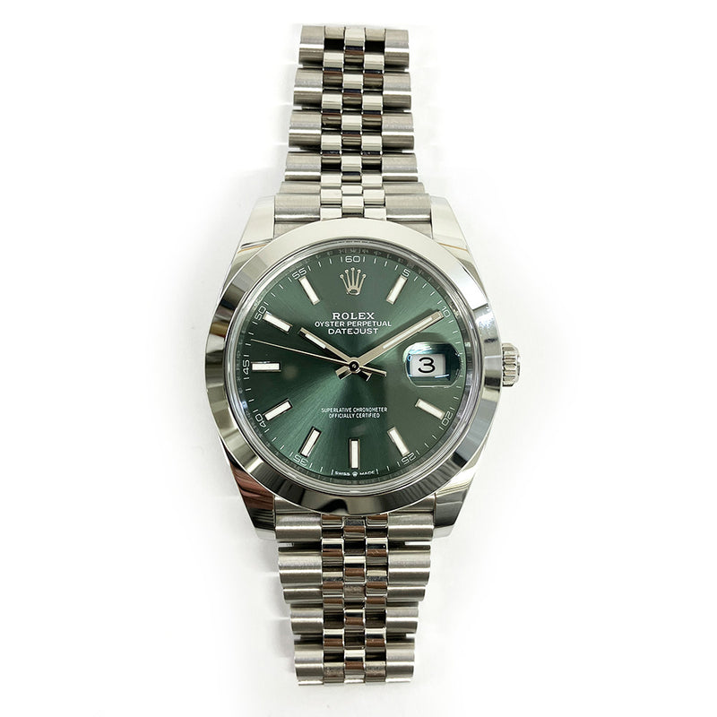 Rolex Datejust 126300 Green Dial Mar 2024