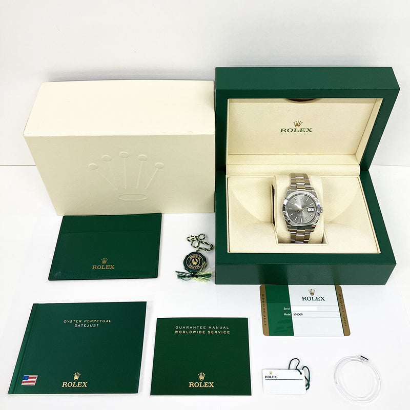 Rolex Datejust 126300 Grey Dial Jun 2017