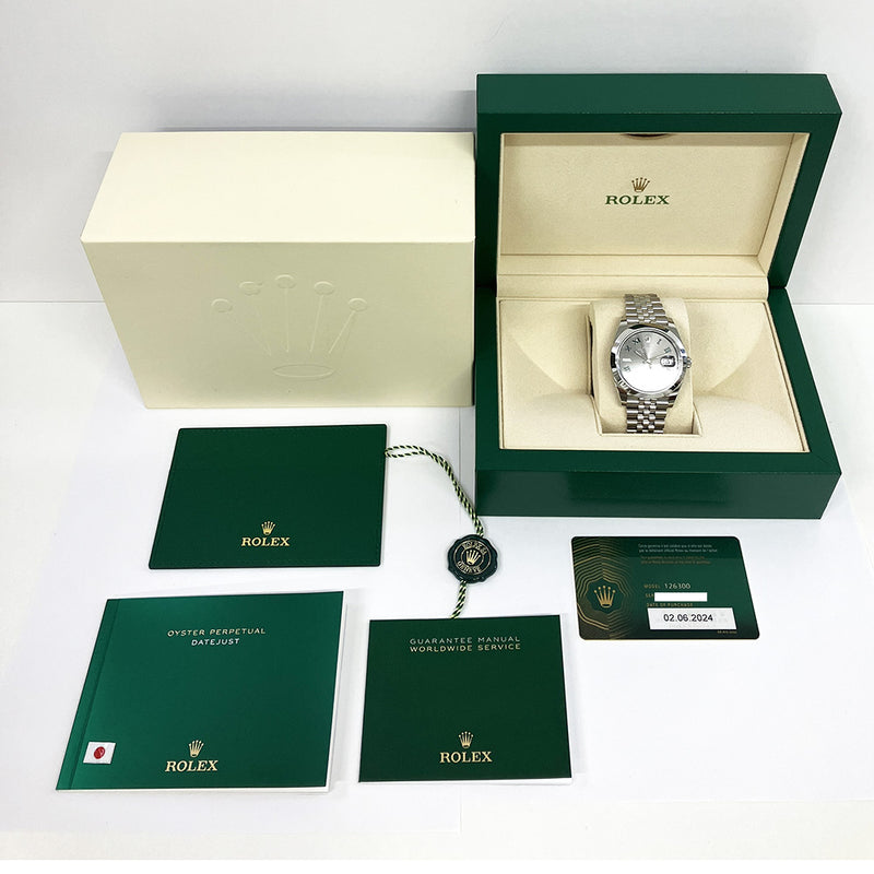 Rolex Datejust 126300 Wimbledon Dial Jun 2024