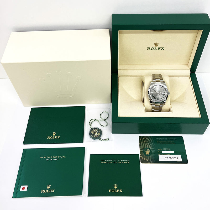 Rolex Datejust 126300 Wimbledon Dial Sep 2022