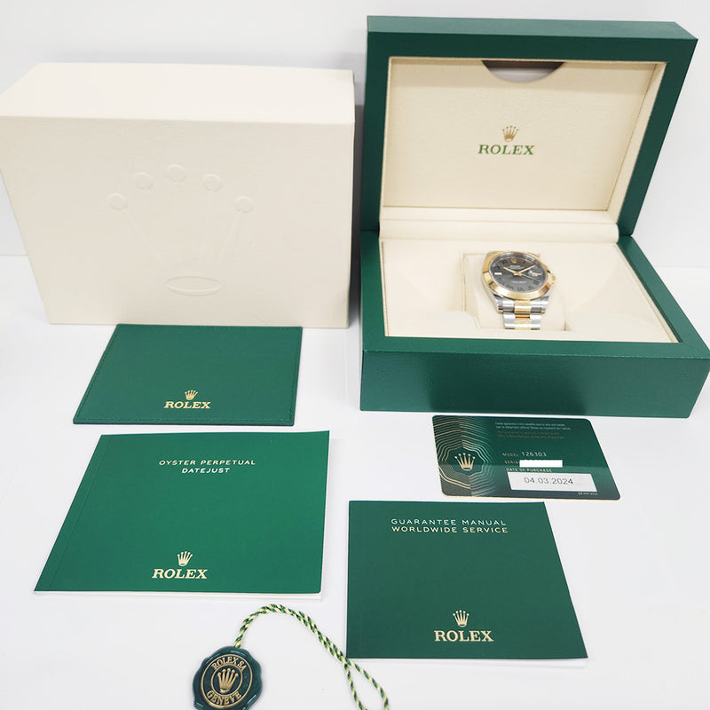 Rolex Datejust 126303 Wimbledon Dial Mar 2024