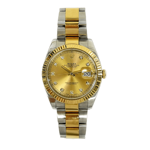 Rolex Datejust 126333G Champagne Diamond Dial May 2018