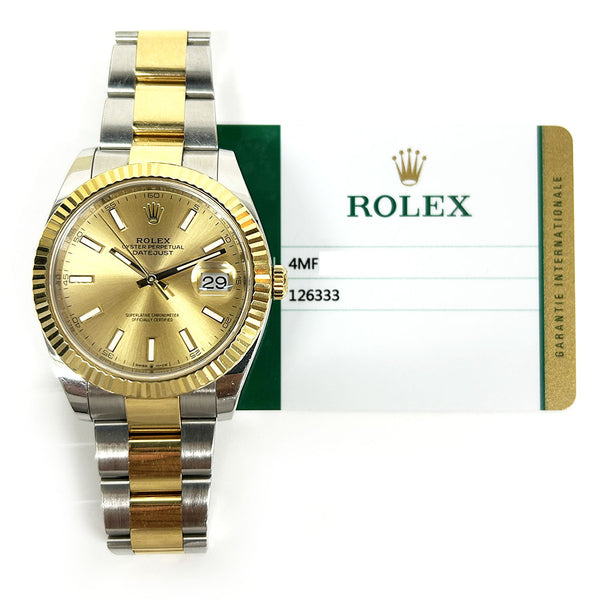 Rolex Datejust 126333 Champagne Dial Feb 2020