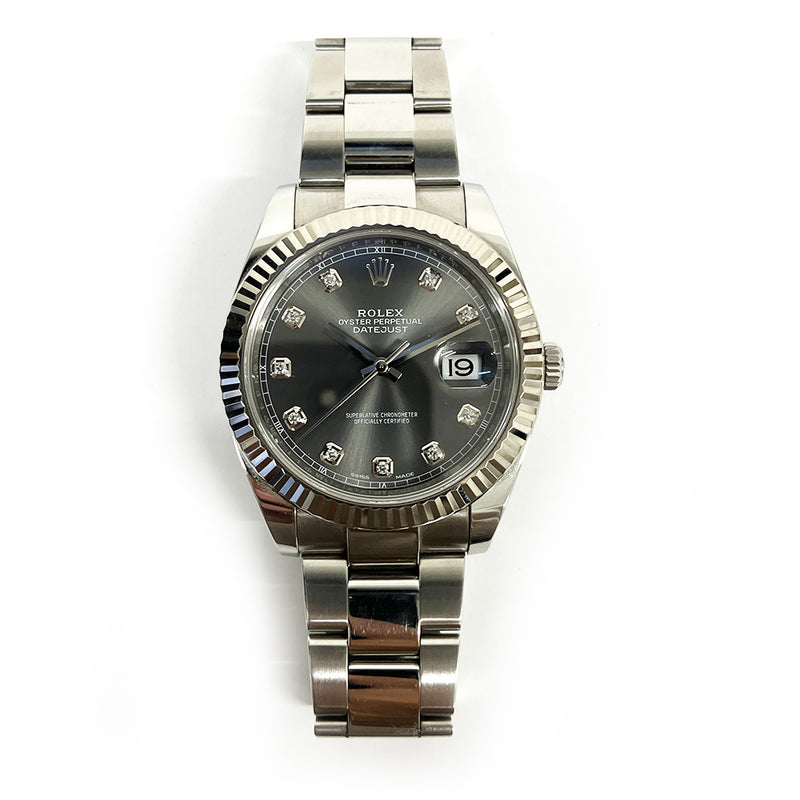 Rolex Datejust 126334G Slate Diamond Dial May 2019