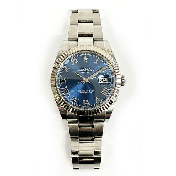 Rolex Datejust 126334 Blue Roman Dial