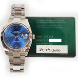 Rolex Datejust 126334 Blue Roman Dial Jul 2020