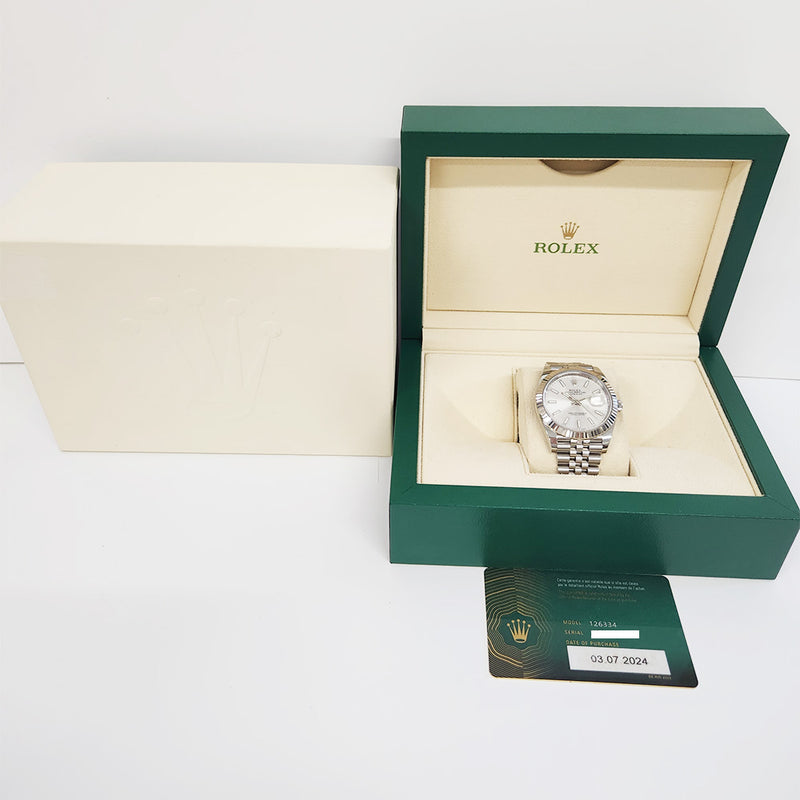 Rolex Datejust 126334 Silver Dial Jul 2024