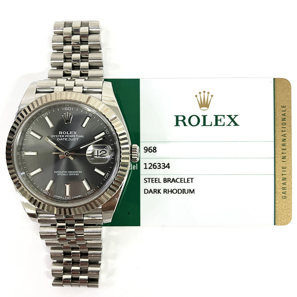 Rolex Datejust 126334 Slate Dial Nov 2017