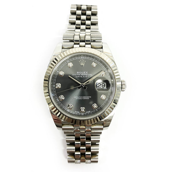 Rolex Datejust 126334 Slate Diamond Dial Jan 2018